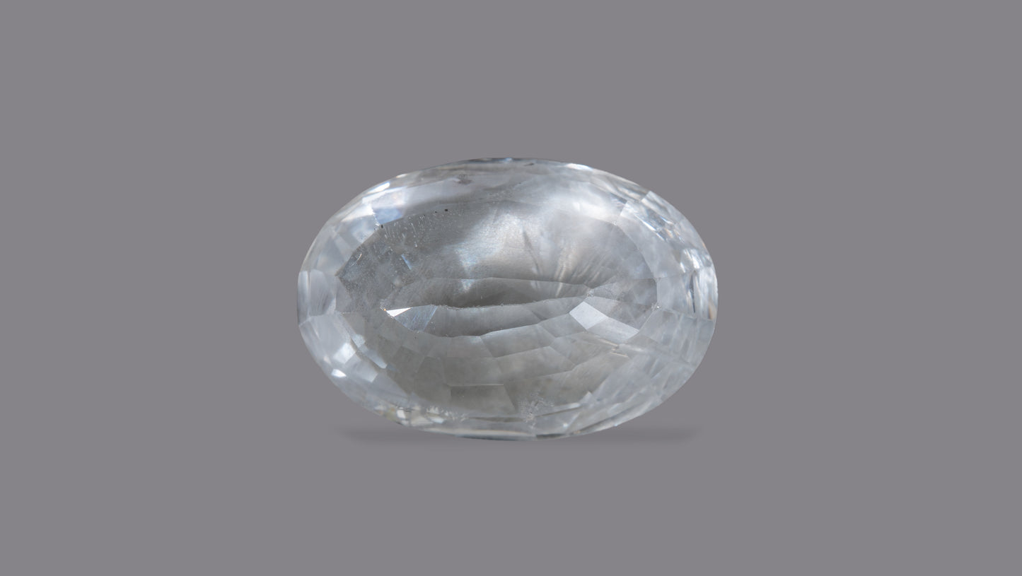 NATURAL WHITE SAPPHIRE 5.20 CARATS - Media 2