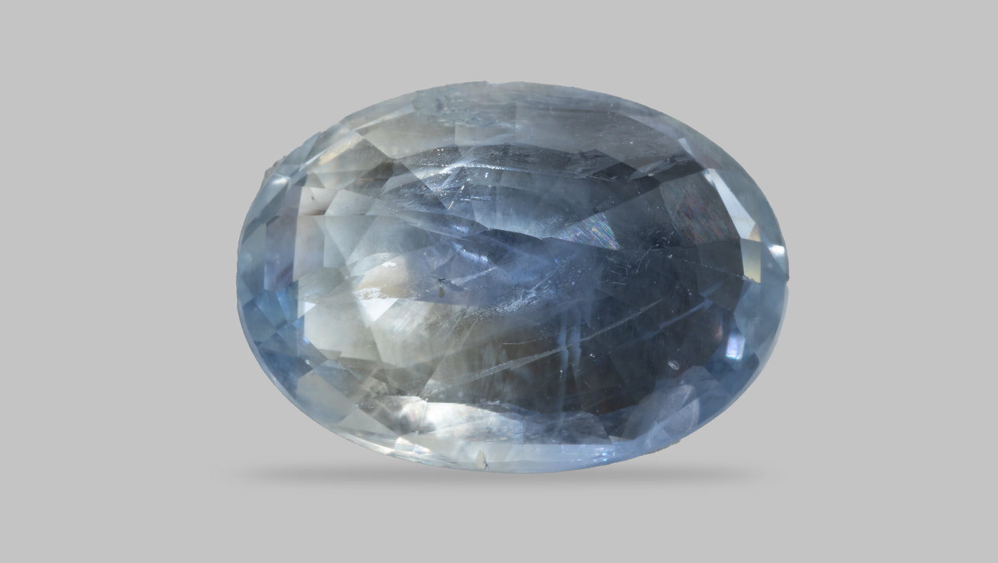 Natural Blue Sapphire (Neelam) 4.79 Carats - Media 2