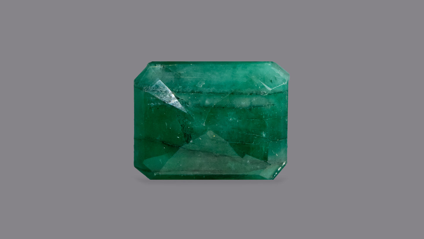 Natural Zambian Emerald (Panna) 6.62 Carats - Media 2