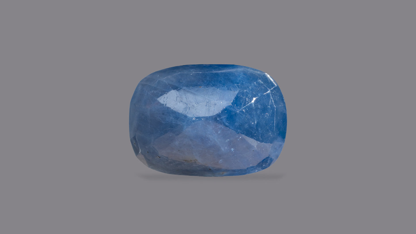 Natural Blue Sapphire (Neelam) 9.20 Carats - Media 2