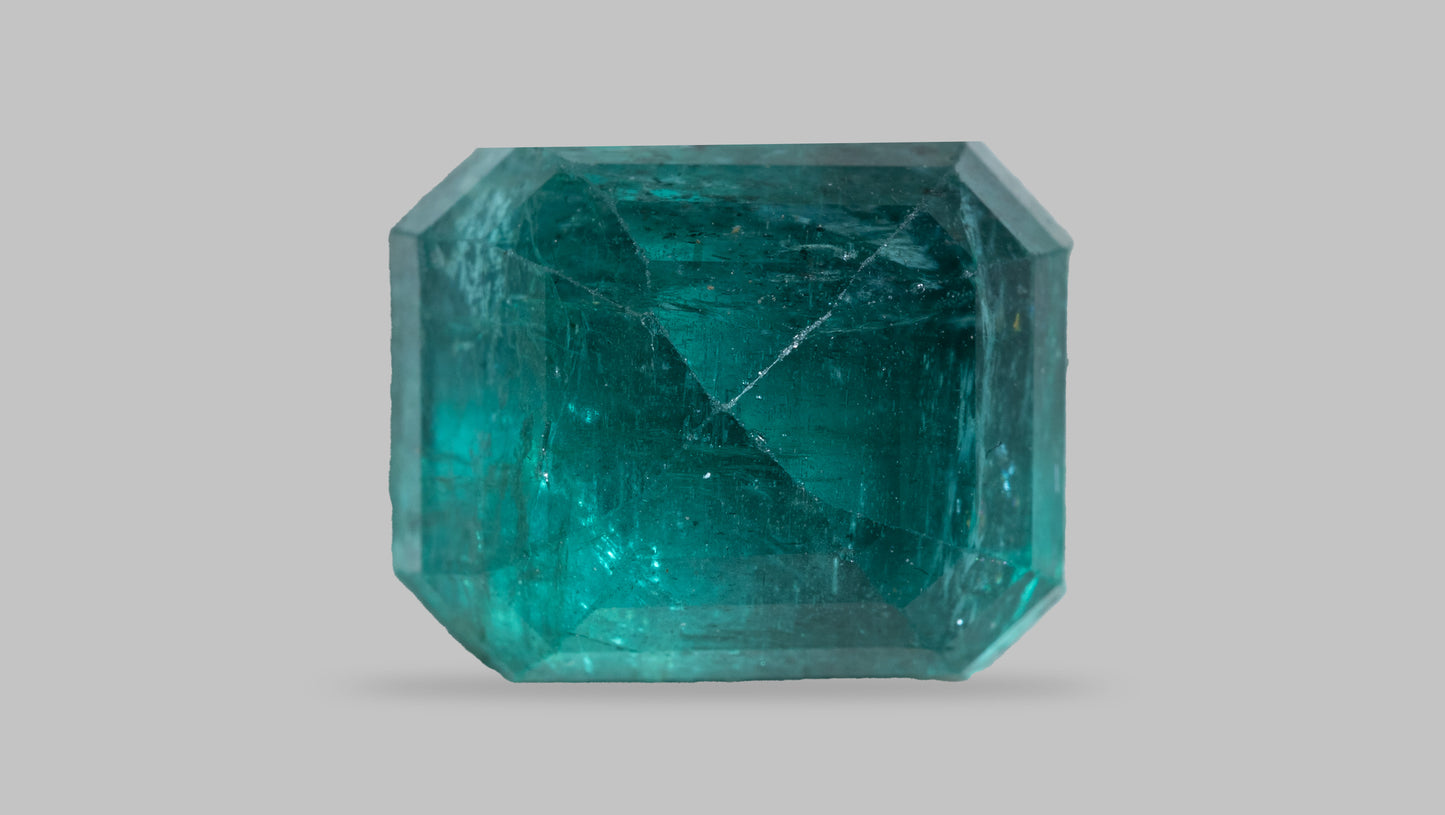 Natural Zambian Emerald (Panna) 6.88 Carats - Media 2