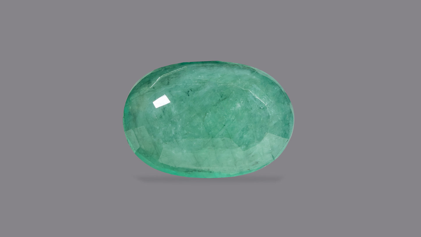 Natural Zambian Emerald (Panna) 6.14 Carats - Media 2