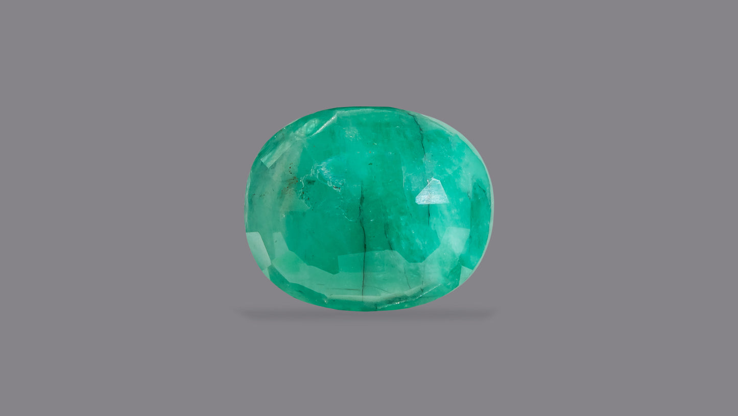 Natural Zambian Emerald (Panna) 6.81 Carats - Media 2
