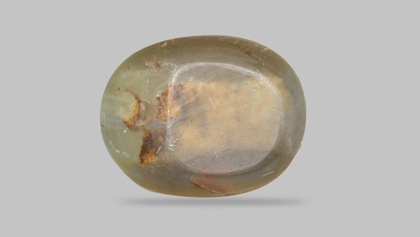 NATURAL CAT'S EYE (Lehsuniya) 6.37 Carats - Media 2