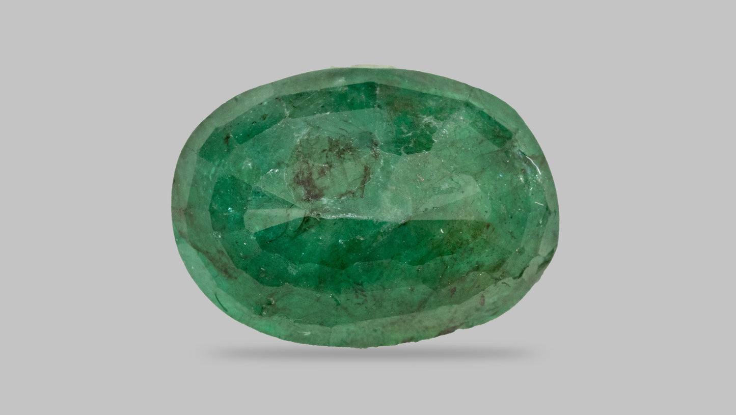 Natural Zambian Emerald (Panna) 4.61 Carats - Media 2