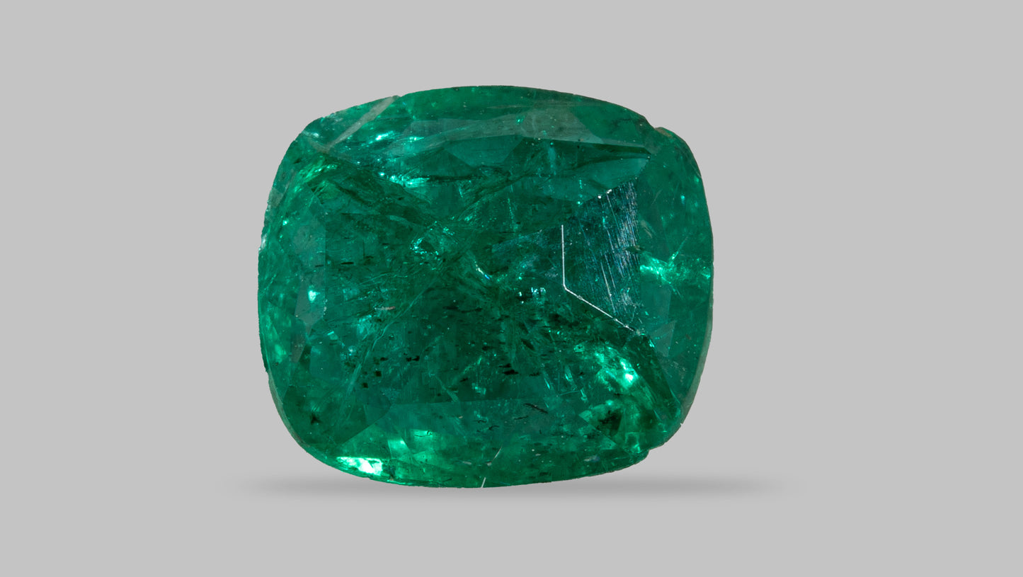 Natural Zambian Emerald (Panna) 1.33 Carats - Media 2