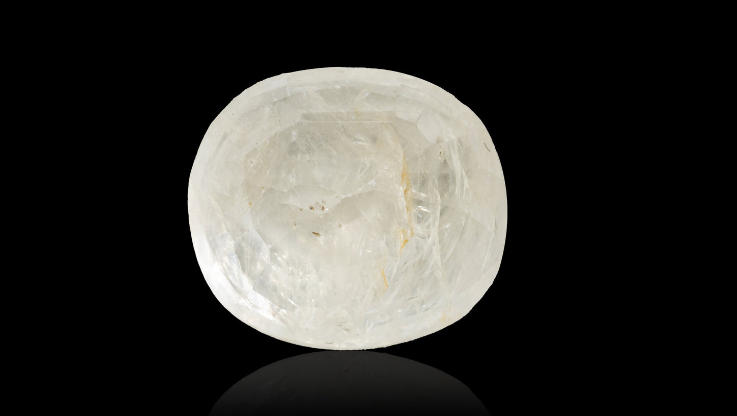 NATURAL WHITE SAPPHIRE 6.86 CARATS - Media 2