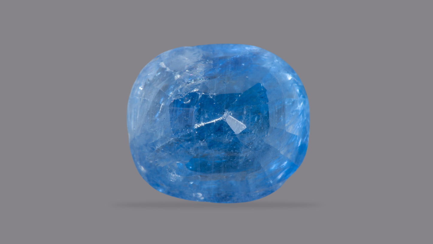 Natural Blue Sapphire (Neelam) 7.66 Carats - Media 2