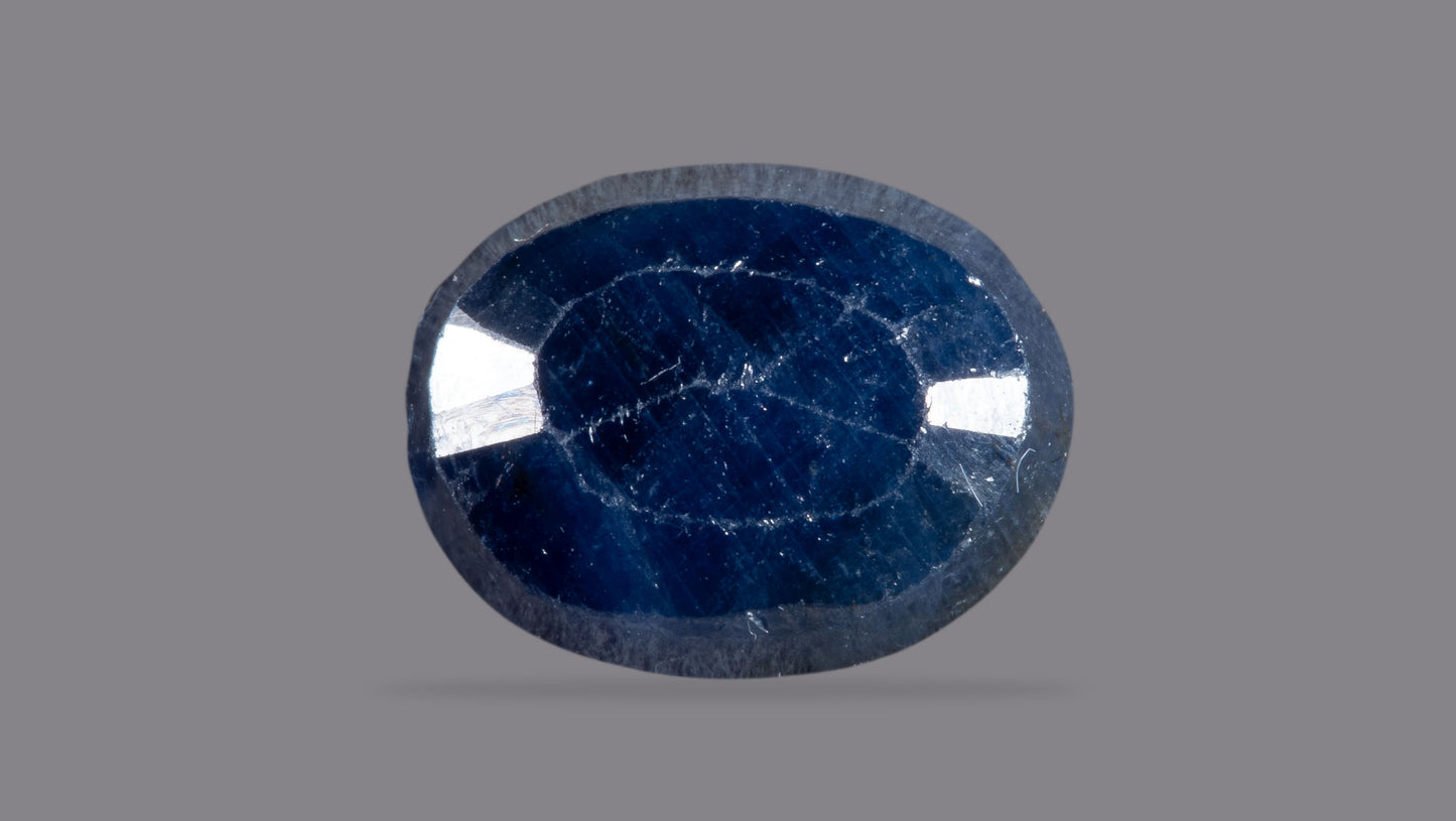 Natural Blue Sapphire (Neelam) 4.44 Carats - Media 2