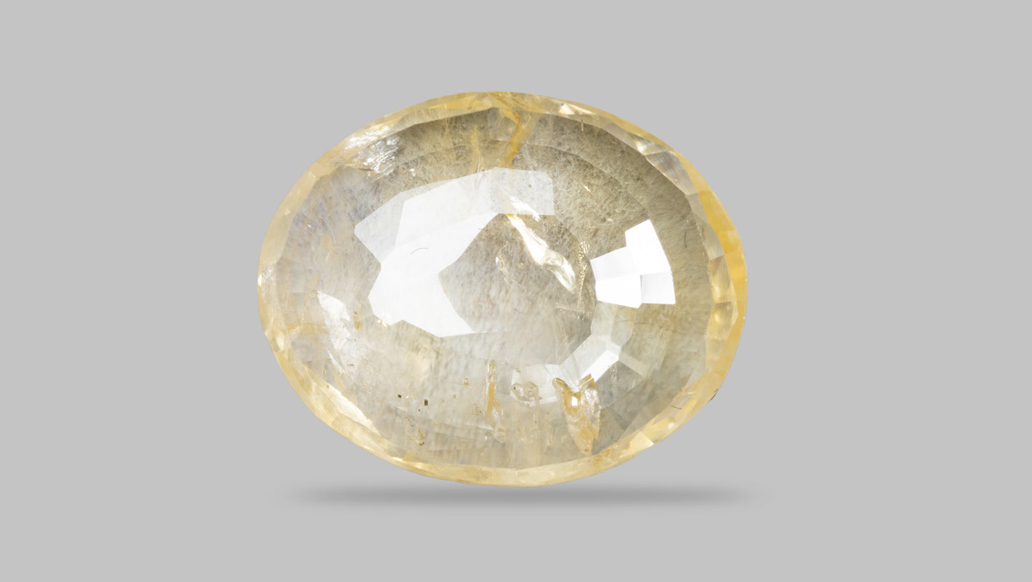 Natural Yellow Sapphire (Pukhraj) 5.67 Carats - Media 2