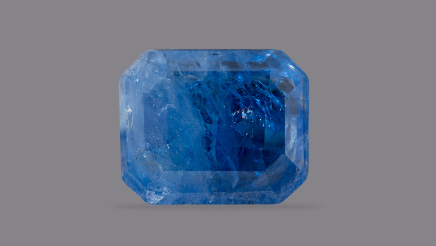 Natural Blue Sapphire (Neelam) 6.31 Carats - Media 2
