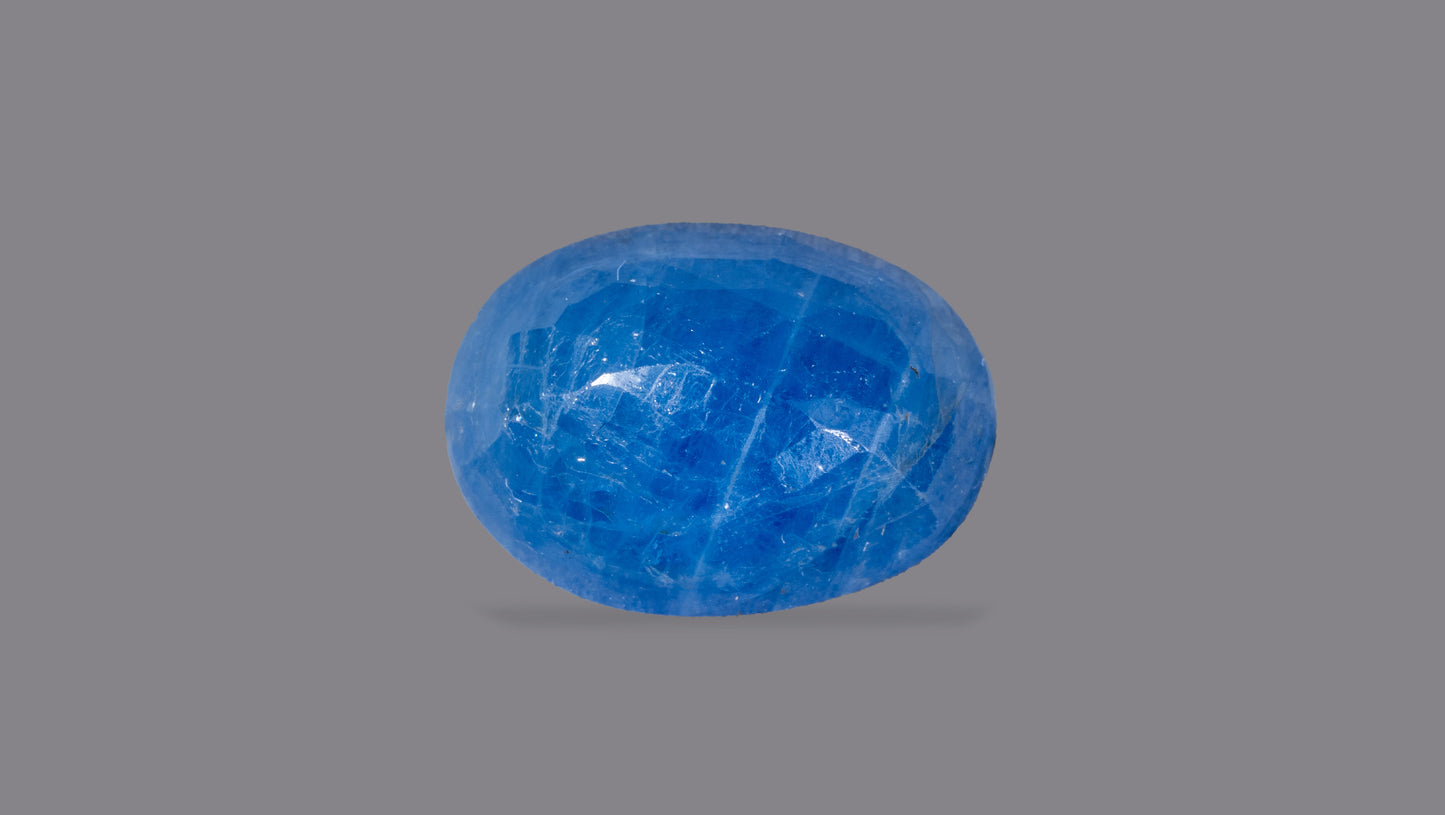 Natural Blue Sapphire (Neelam) 5.84 Carats - Media 2