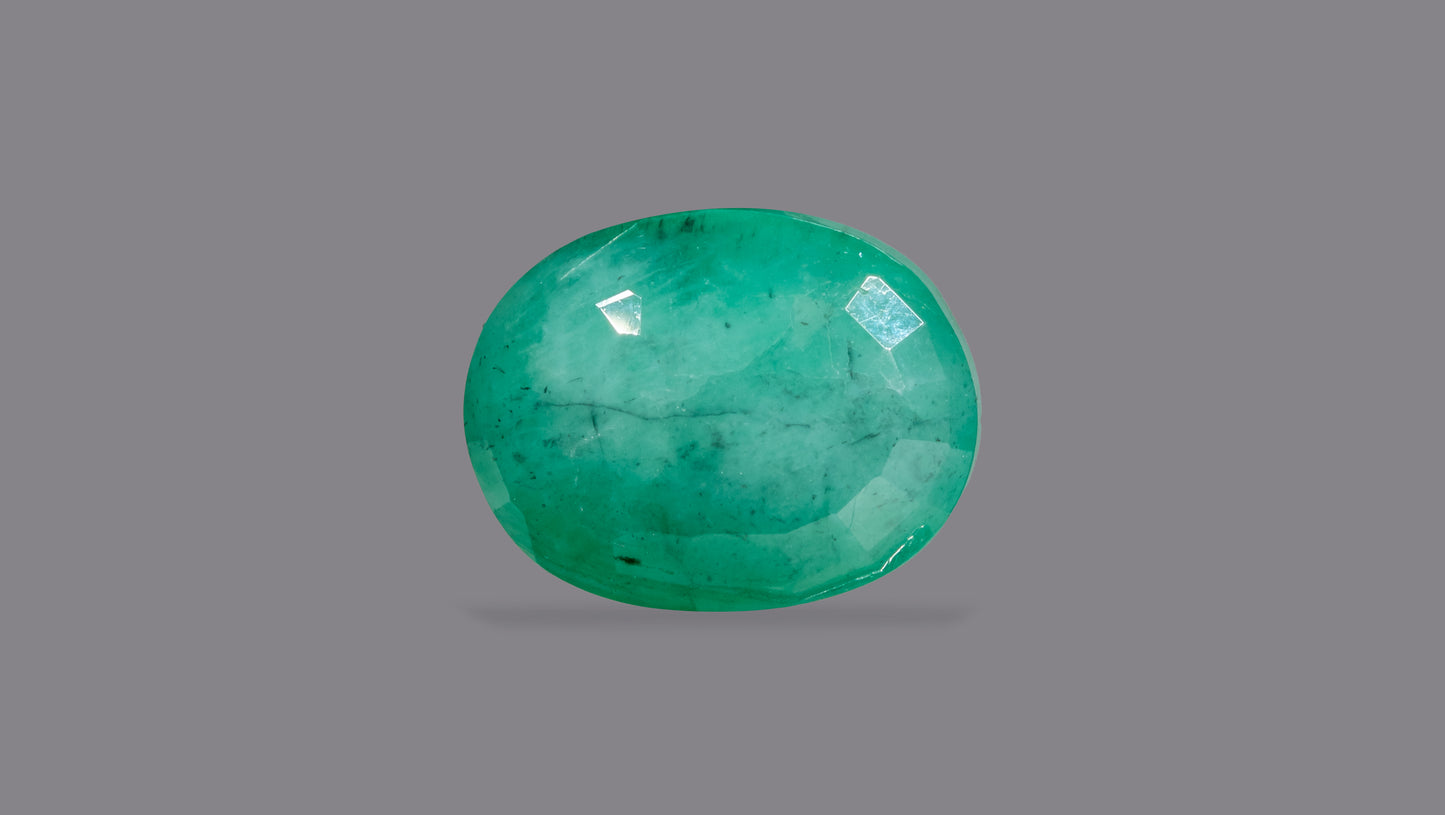Natural Zambian Emerald (Panna) 8.21 Carats - Media 2