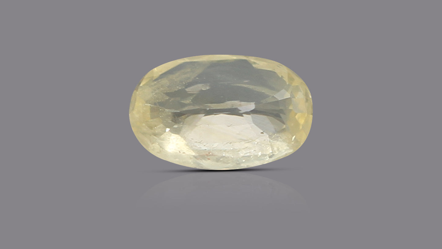 Natural Yellow Sapphire (Pukhraj) 4.40 Carats - Media 2