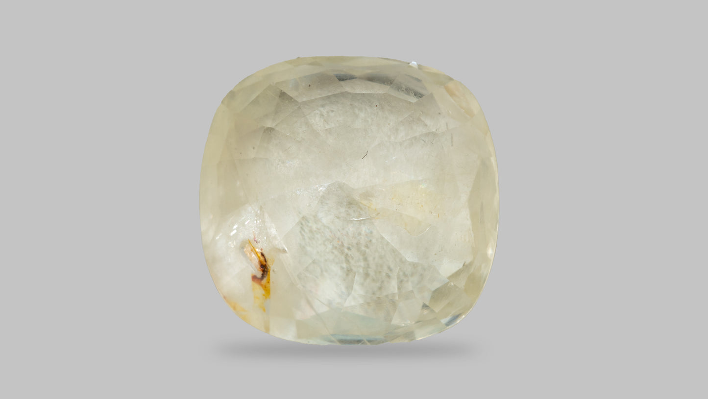 Natural Yellow Sapphire (Pukhraj) 8.28 Carats - Media 2