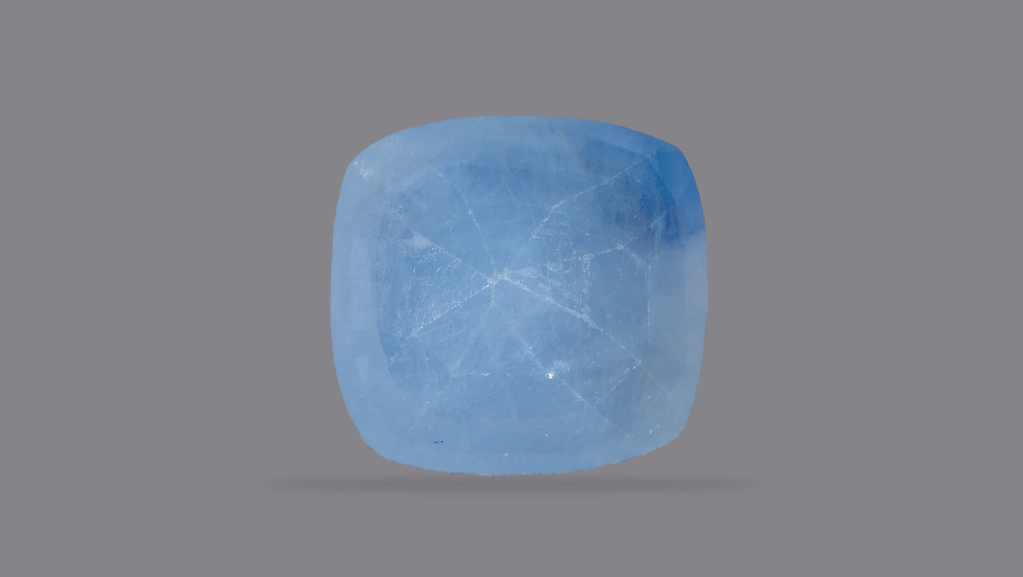 Natural Blue Sapphire (Neelam) 6.35 Carats - Media 2