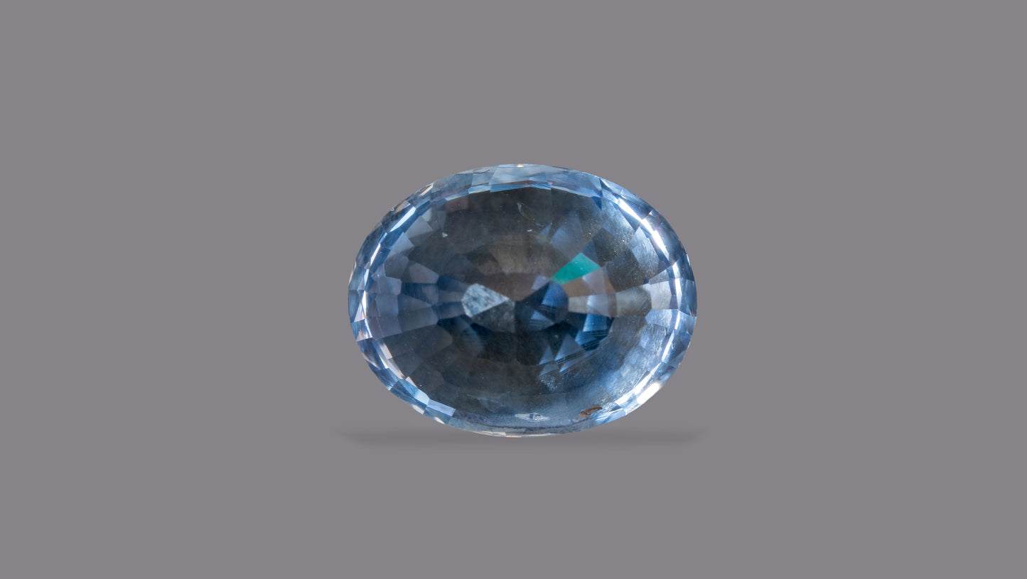 Natural Blue Sapphire (Neelam) 5.83 Carats - Media 2