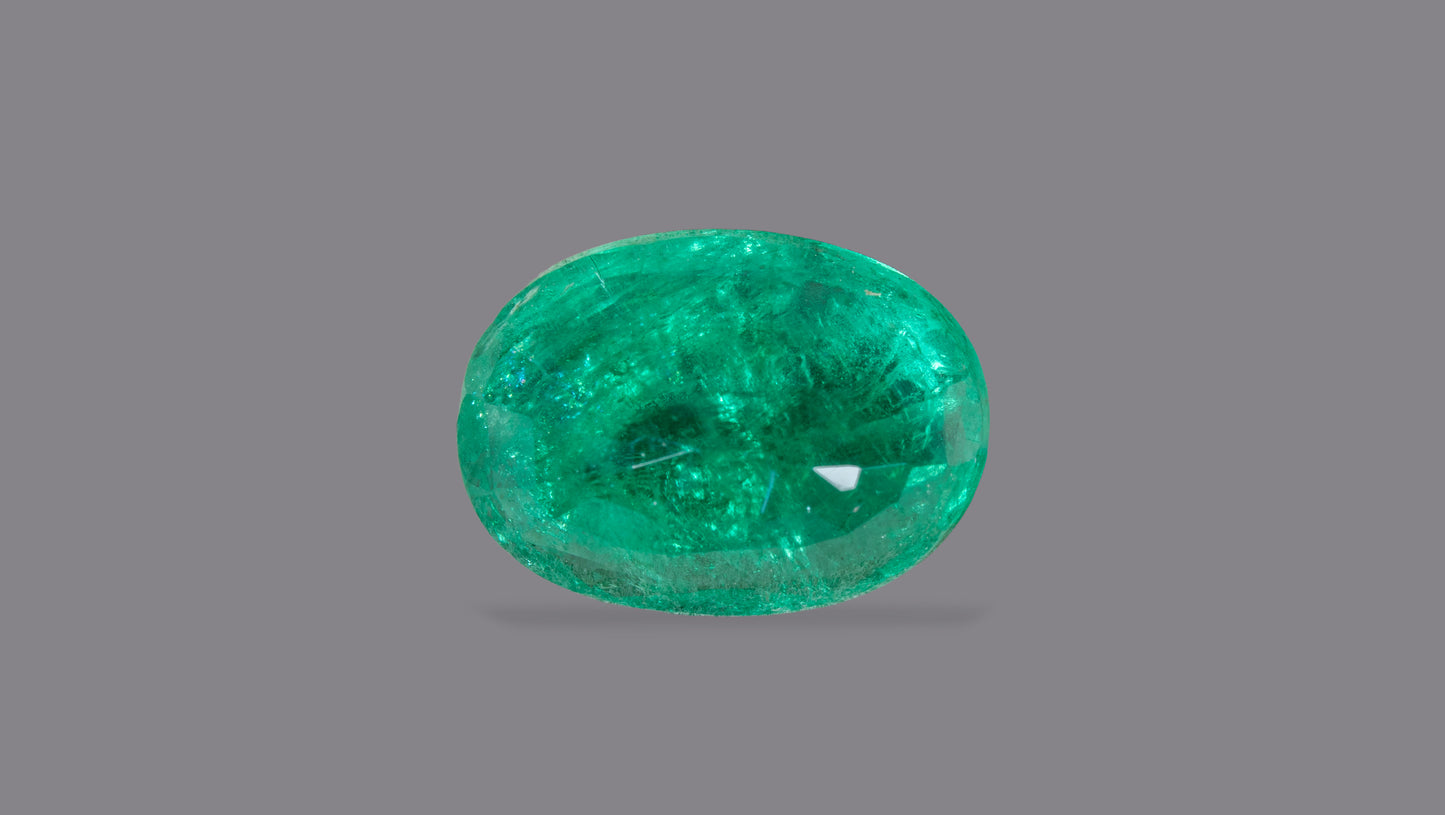 Natural Zambian Emerald (Panna) 3.53 Carats - Media 2