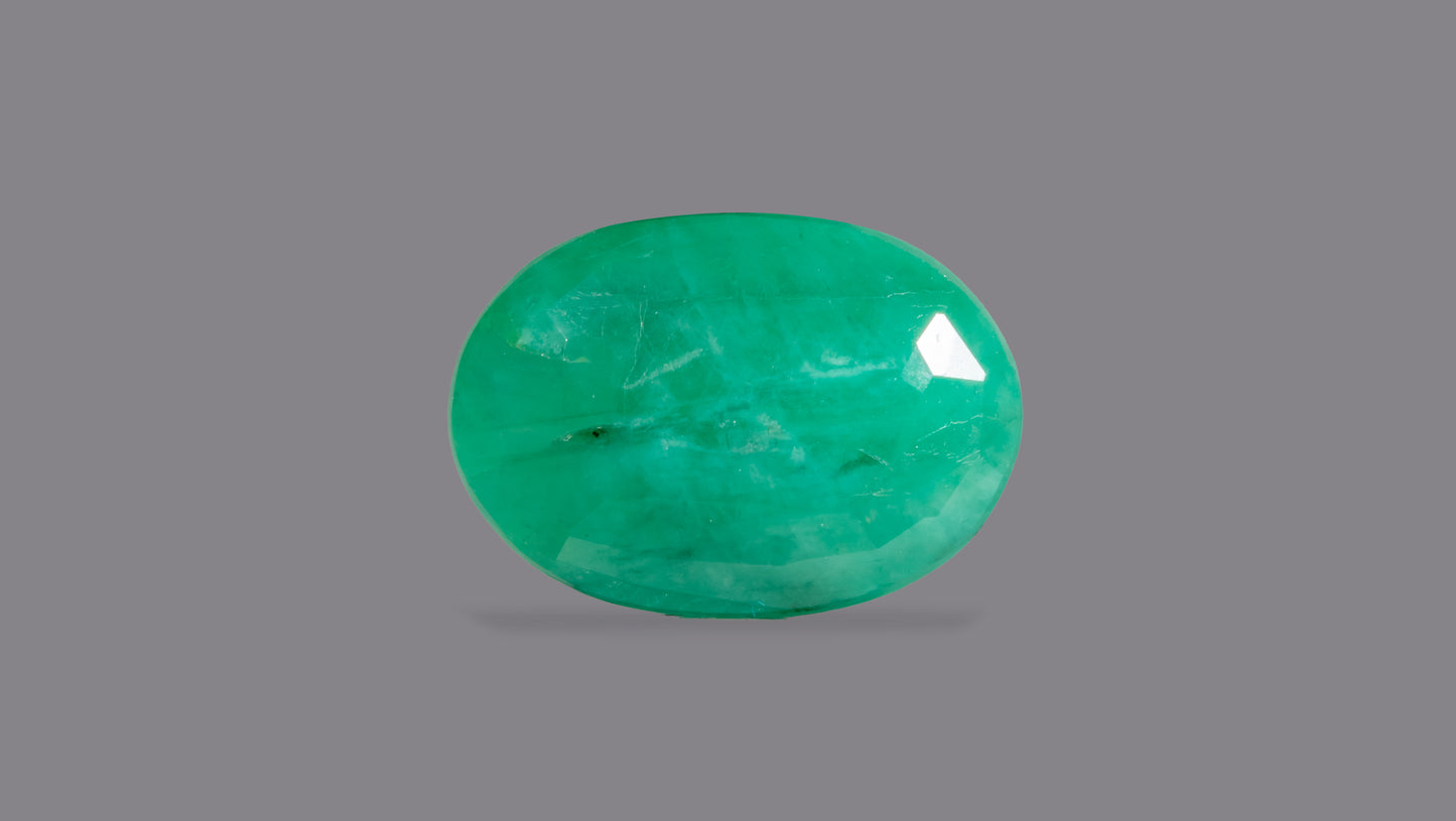 Natural Zambian Emerald (Panna) 6.56 Carats - Media 2