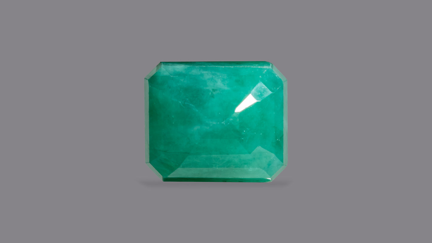 Natural Zambian Emerald (Panna) 8.18 Carats - Media 2