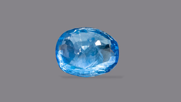 Natural Blue Sapphire (Neelam) 5.08 Carats - Media 2