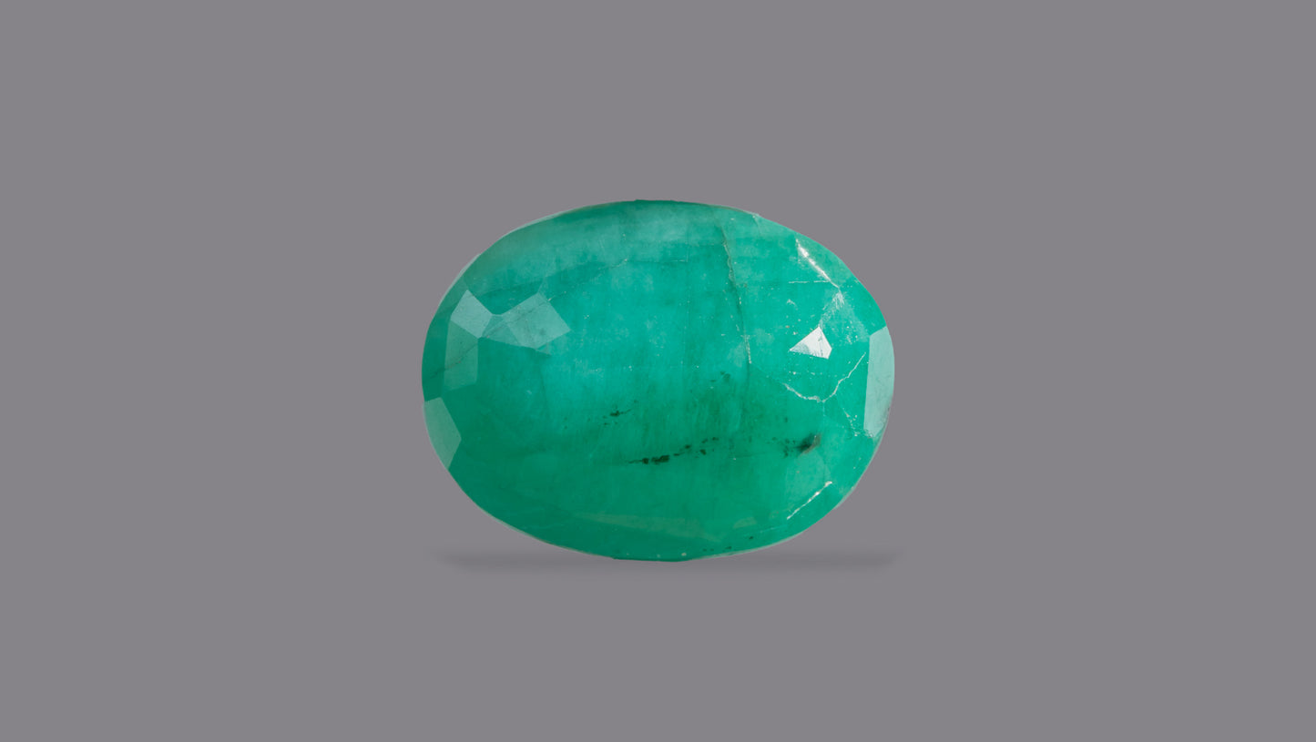 Natural Zambian Emerald (Panna) 4.83 Carats - Media 2