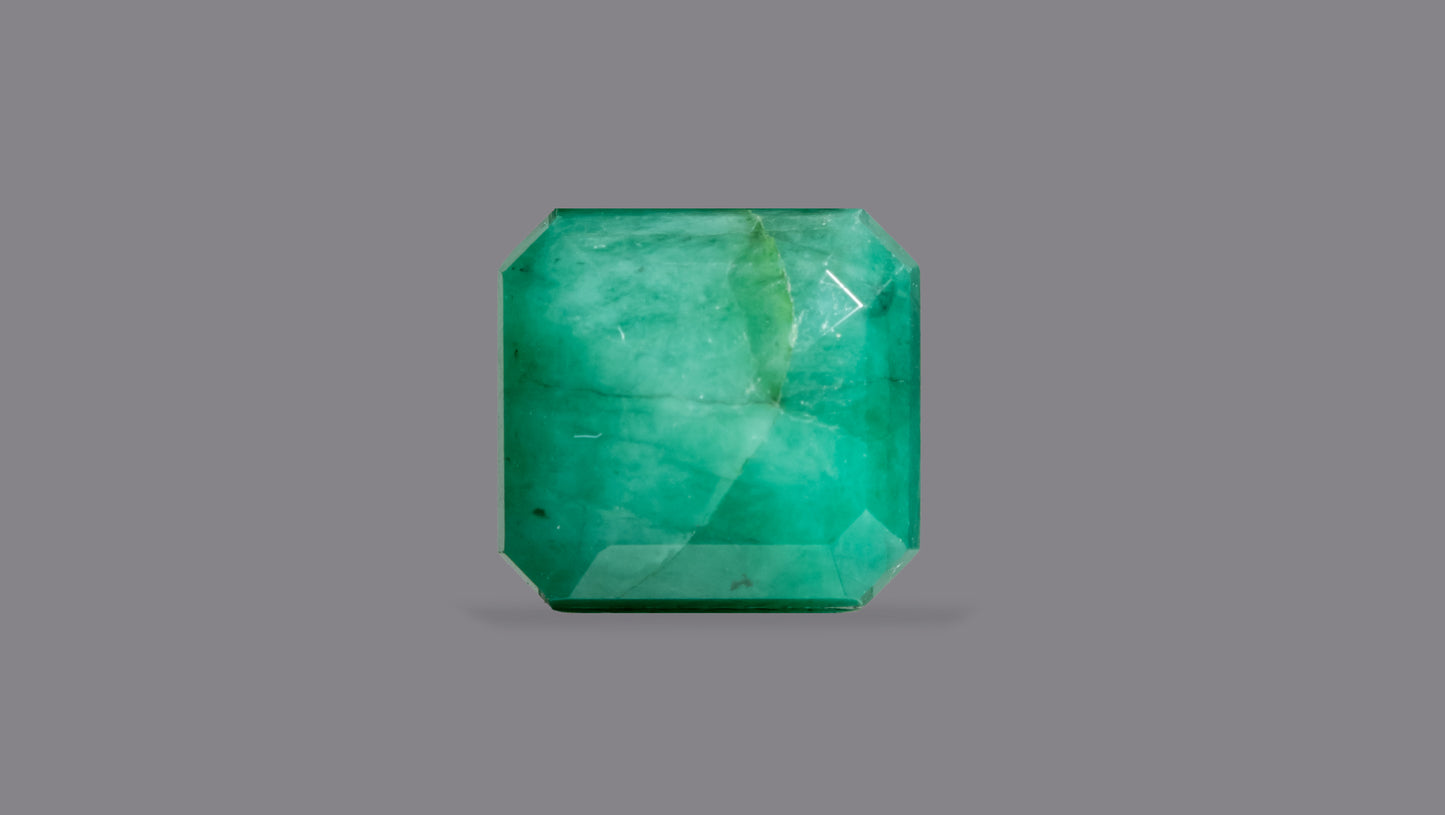 Natural Zambian Emerald (Panna) 6.04 Carats - Media 2