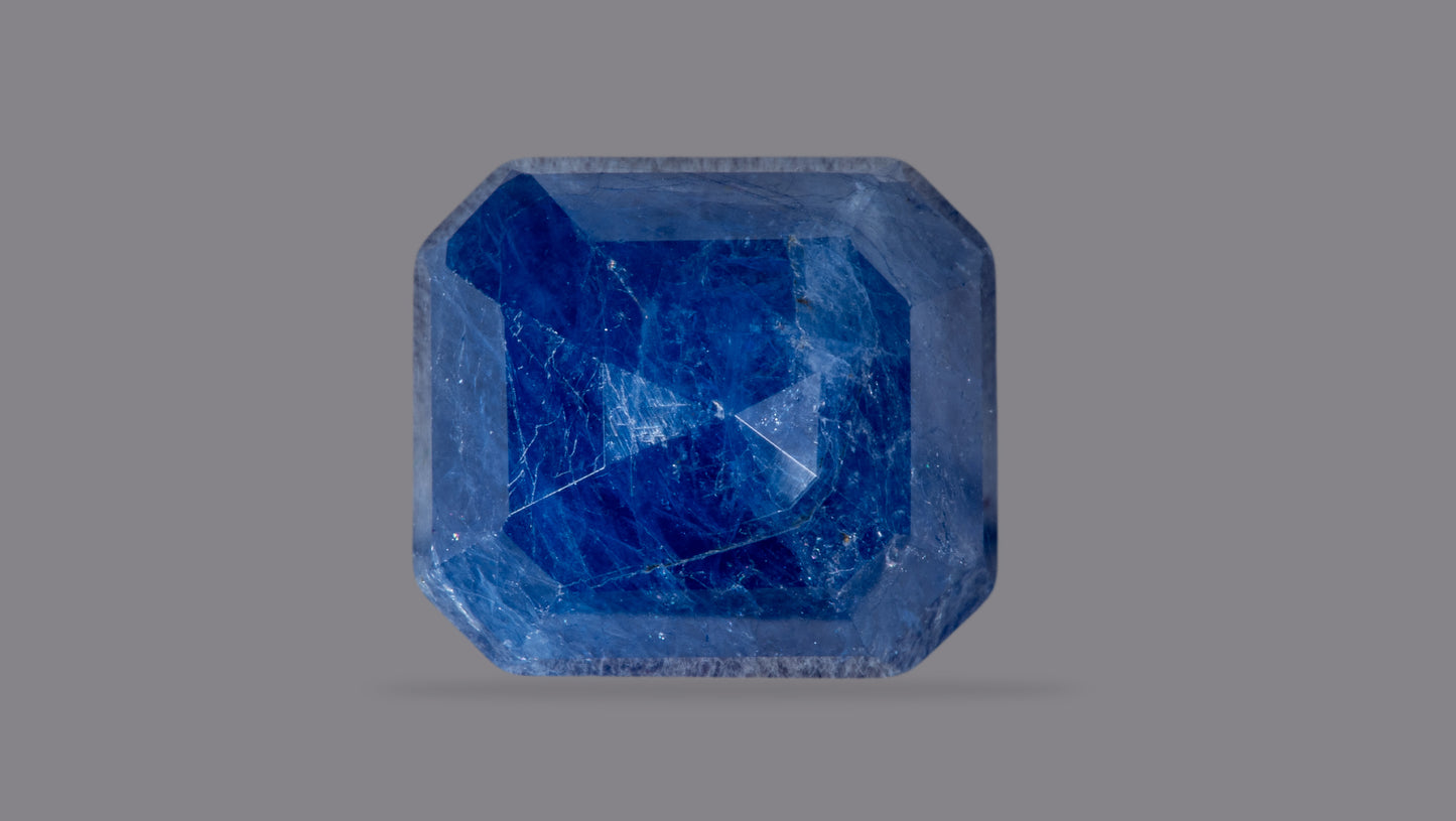 Natural Blue Sapphire (Neelam) 8.65 Carats - Media 2