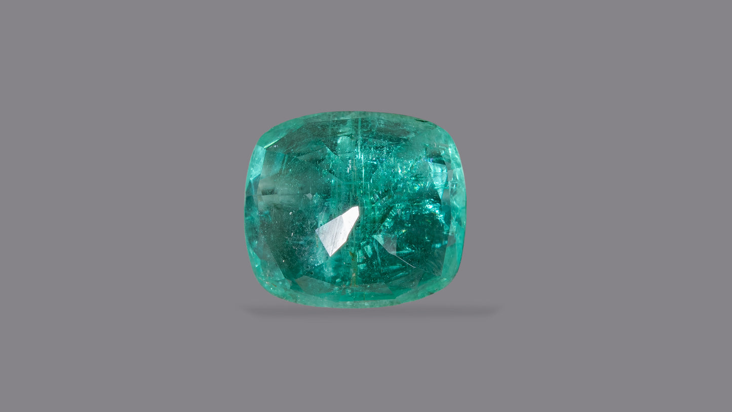 Natural Zambian Emerald (Panna) 3.85 Carats - Media 2