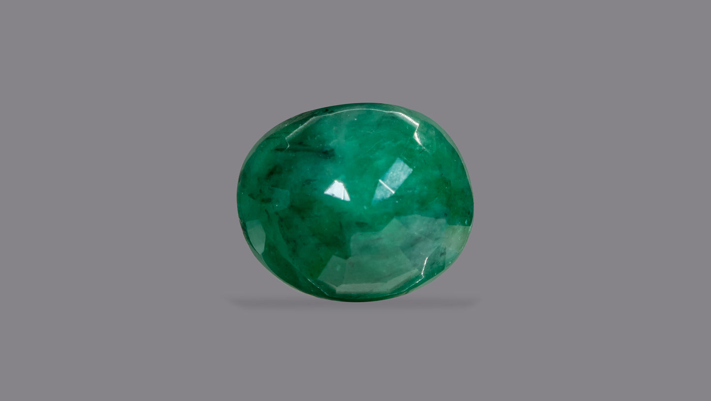 Natural Zambian Emerald (Panna) 5.22 Carats - Media 2