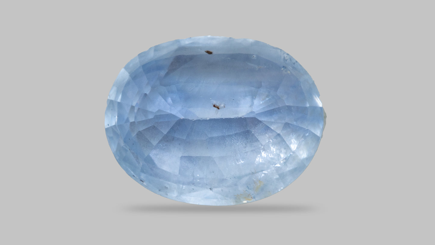 Natural Blue Sapphire (Neelam) 5.49 Carats - Media 2