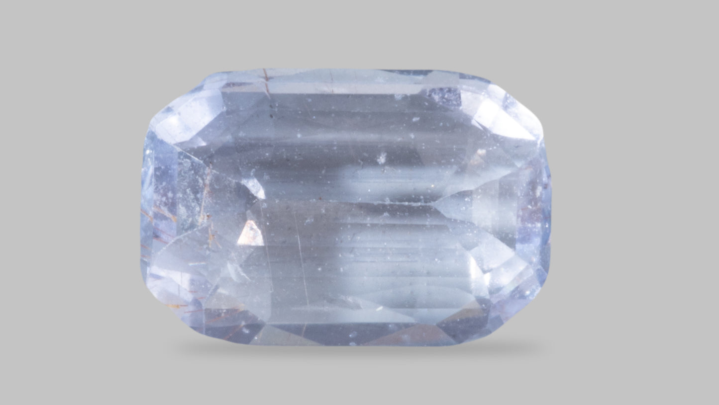 Natural Blue Sapphire (Neelam) 3.54 Carats - Media 2