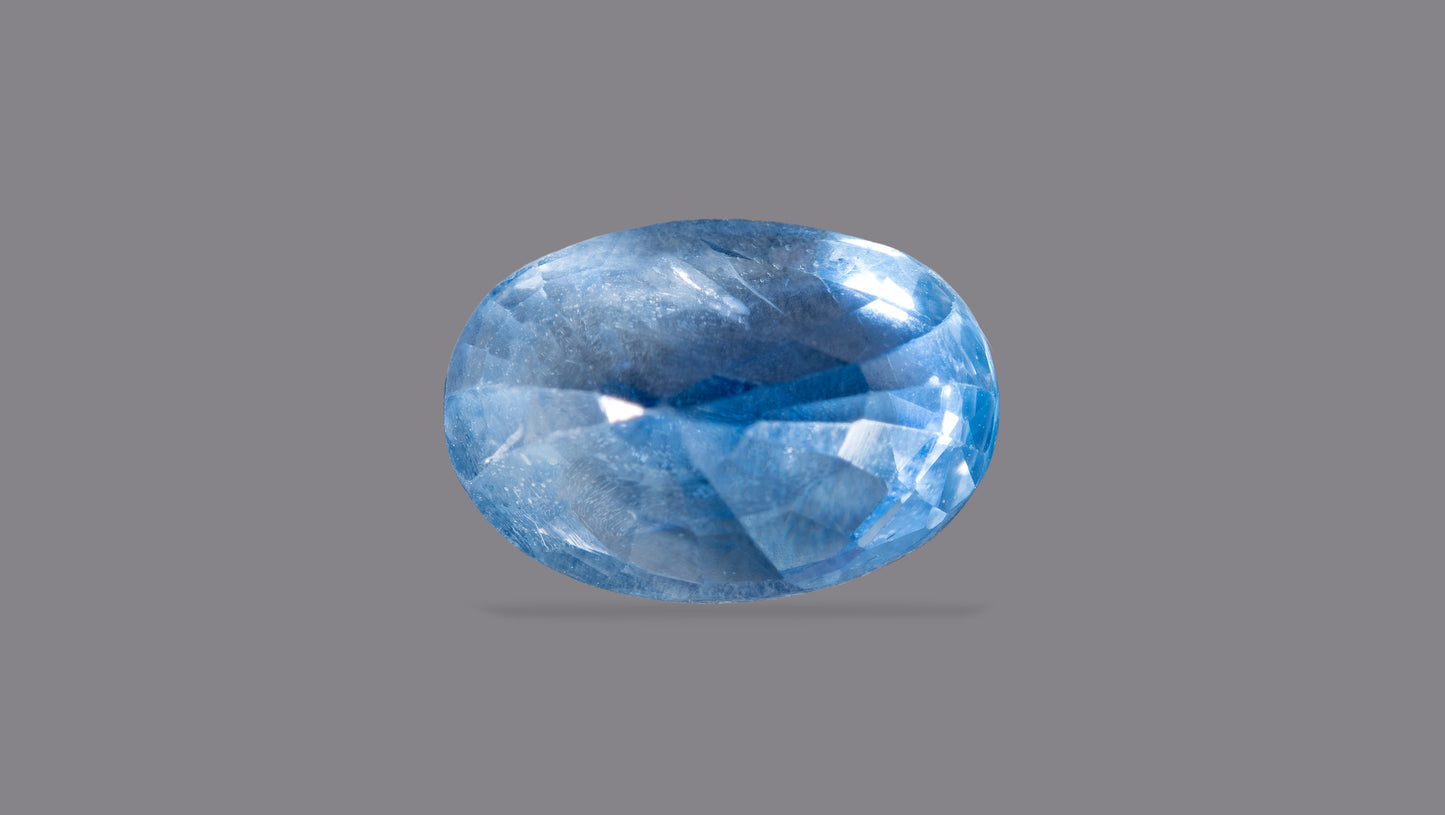 Natural Blue Sapphire (Neelam) 4.95 Carats - Media 2