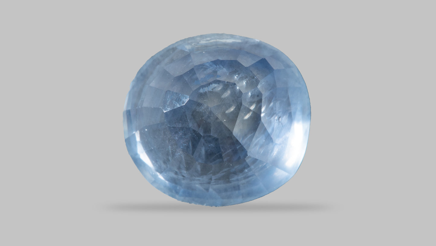 Natural Blue Sapphire (Neelam) 4.97 Carats - Media 2