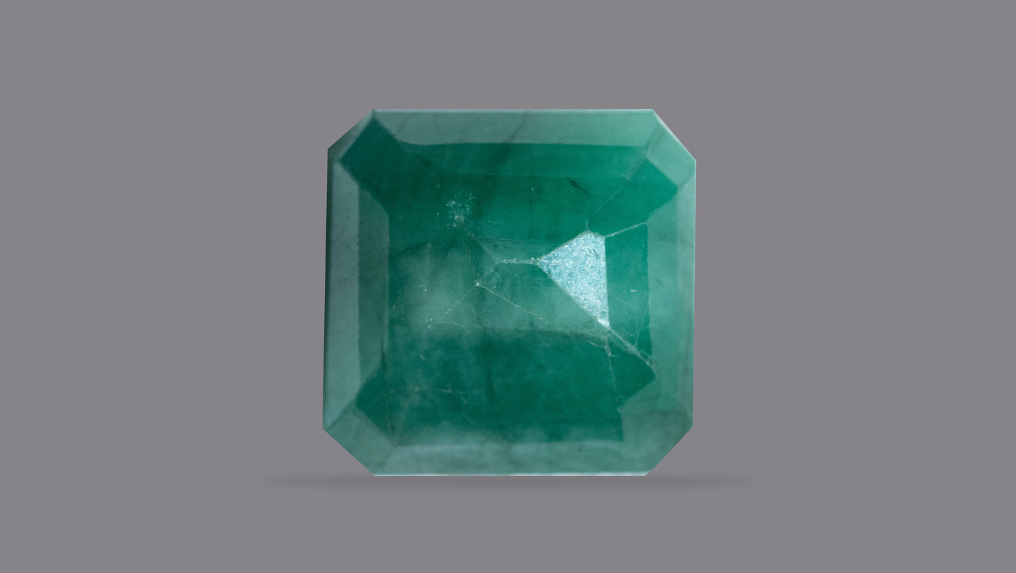 Natural Zambian Emerald (Panna) 6.39 Carats - Media 2