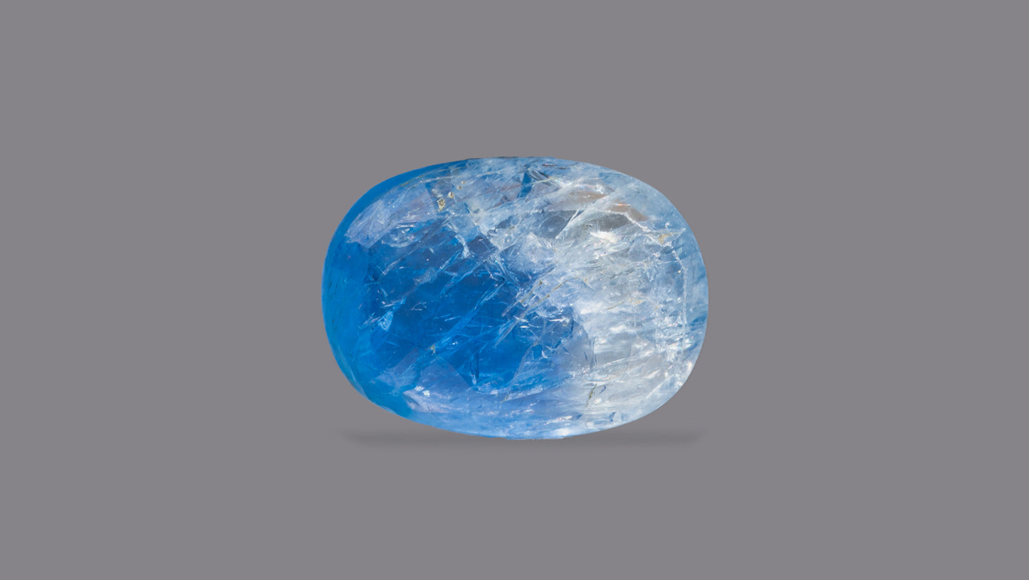 Natural Blue Sapphire (Neelam) 4.81 Carats - Media 2