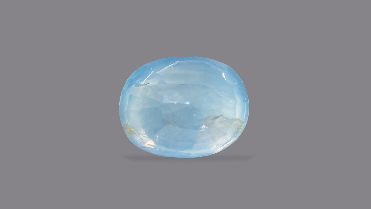 Natural Blue Sapphire (Neelam) 5.36 Carats - Media 2