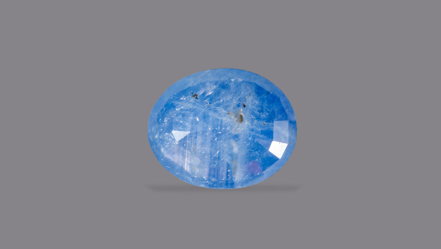 Natural Blue Sapphire (Neelam) 9.09 Carats - Media 2