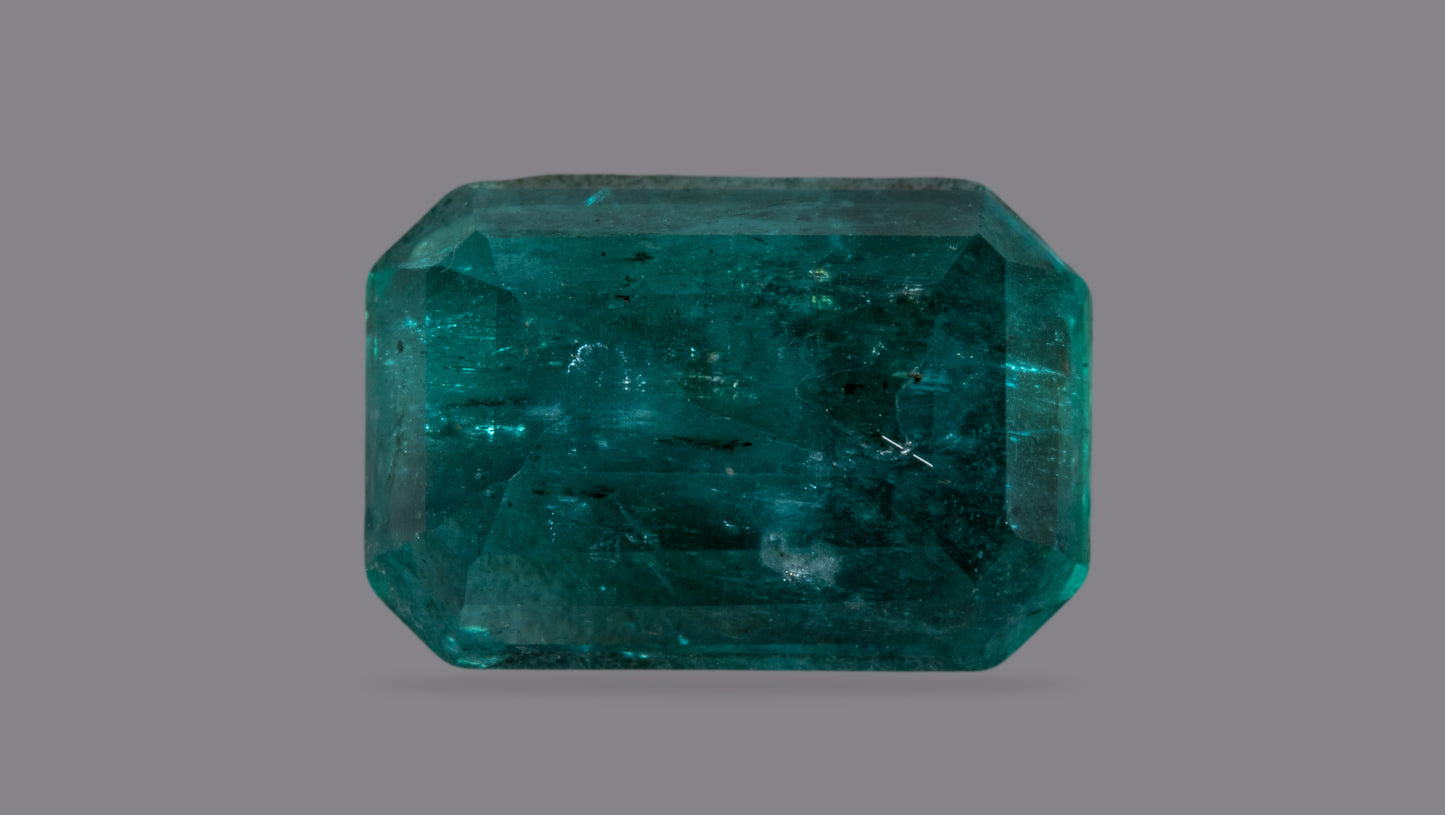 Natural Zambian Emerald (Panna) 6.63 Carats - Media 2