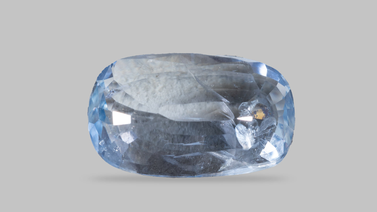 Natural Blue Sapphire (Neelam) 4.09 Carats - Media 2