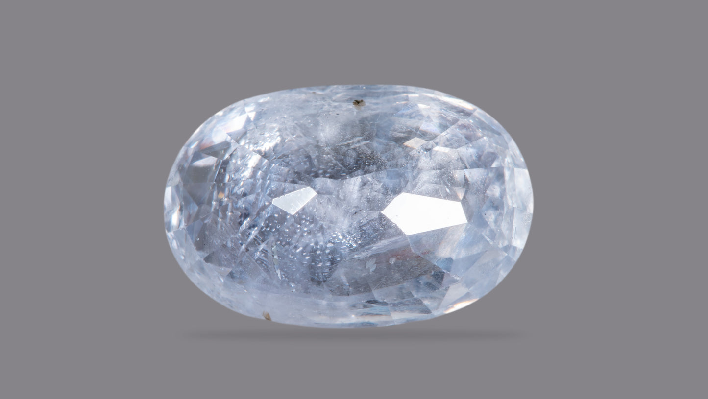 Natural Blue Sapphire (Neelam) 6.82 Carats - Media 2