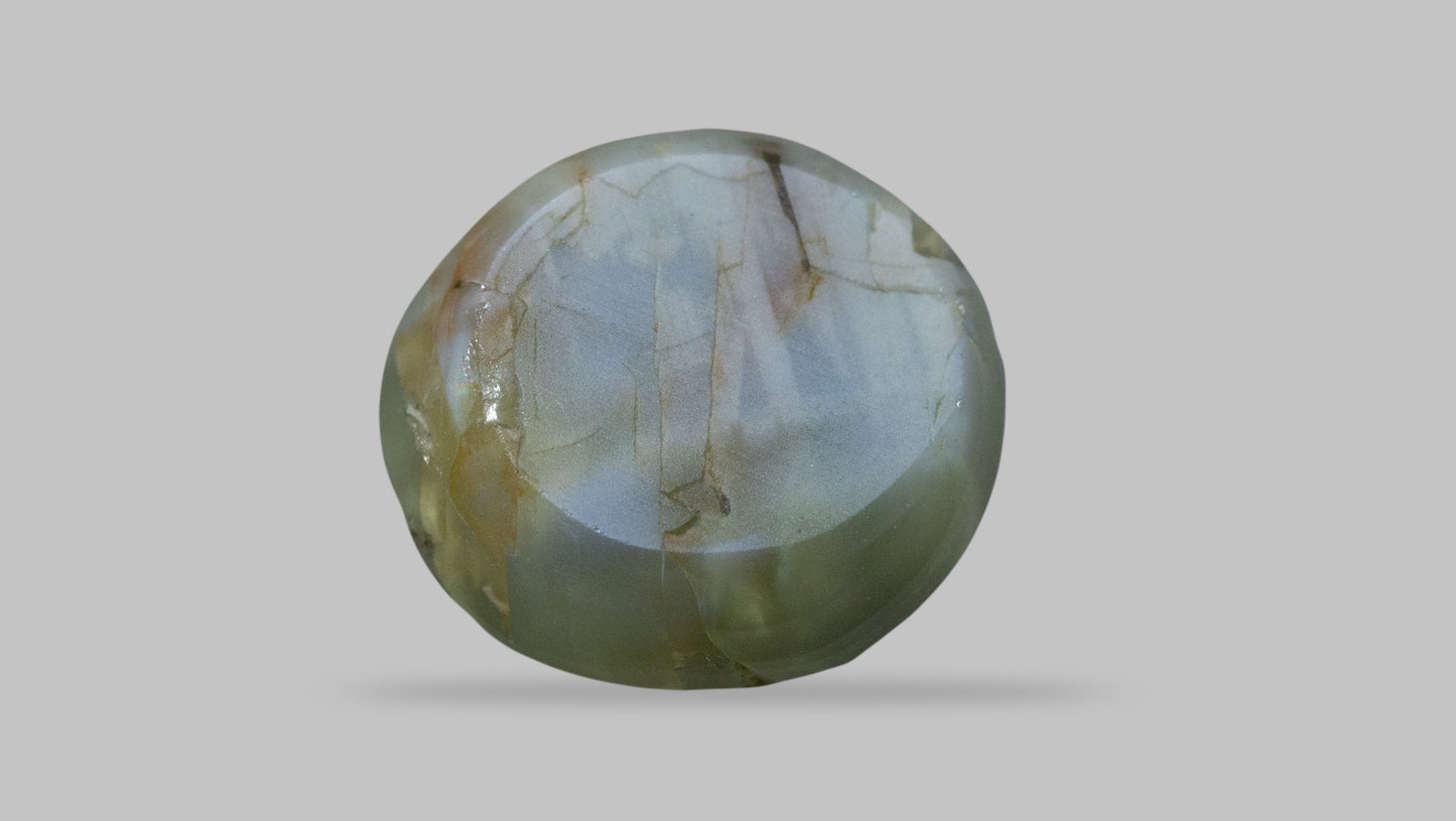 NATURAL CAT'S EYE (Lehsuniya) 8.45 Carats - Media 2