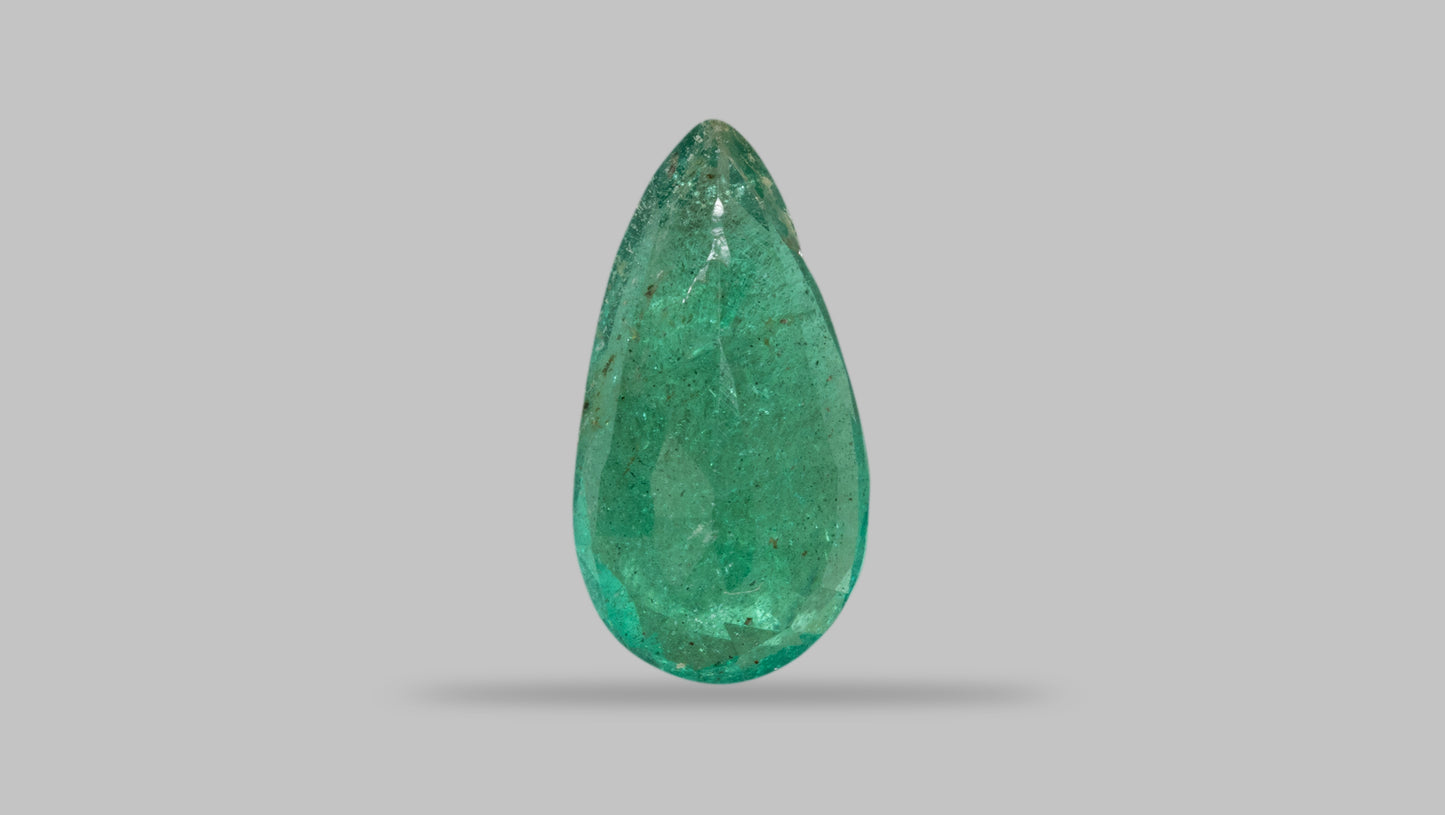 Natural Zambian Emerald (Panna) 1.36 Carats - Media 2