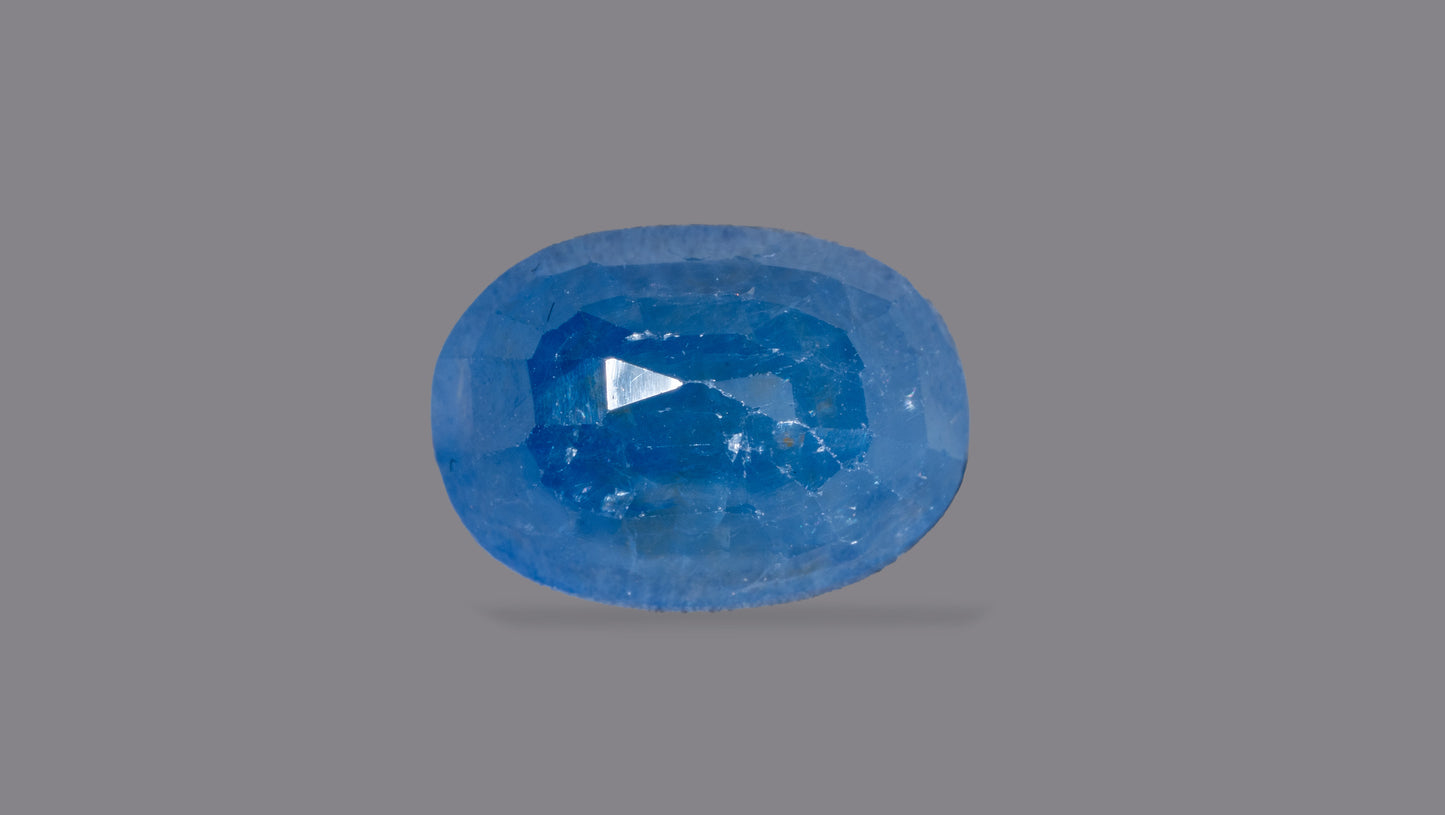 Natural Blue Sapphire (Neelam) 6.42 Carats - Media 2