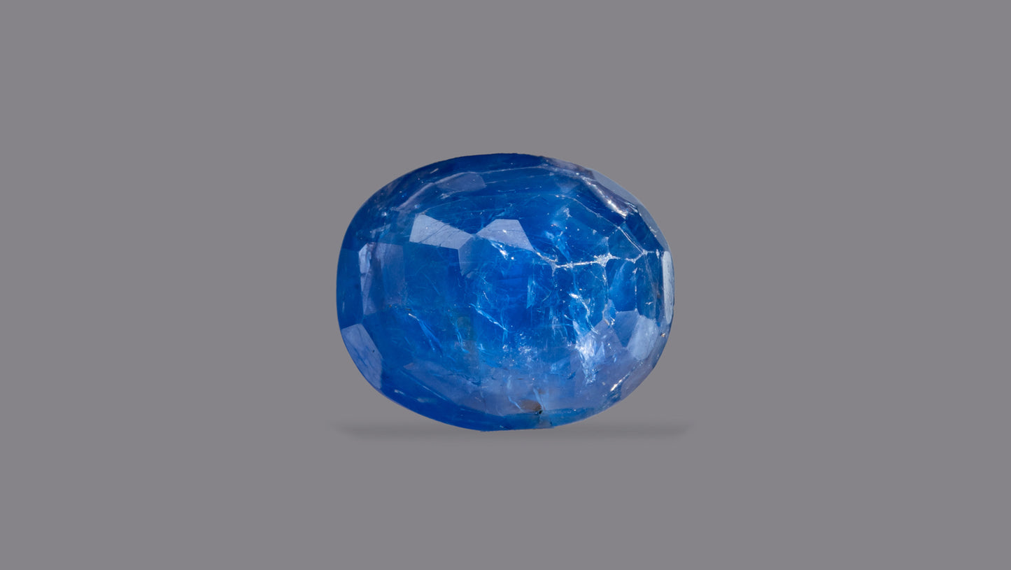 Natural Blue Sapphire (Neelam) 4.56 Carats - Media 2