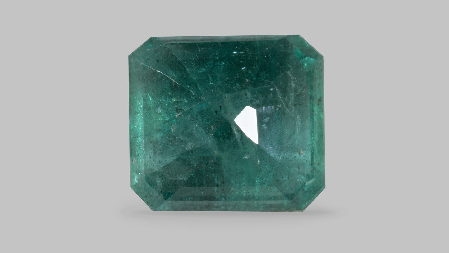 Natural Zambian Emerald (Panna) 6.06 Carats - Media 2
