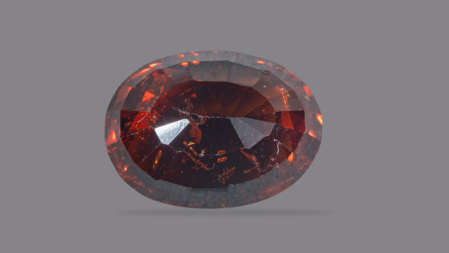 NATURAL HESSONITE (GOMED) 5.90 CARATS - Media 2