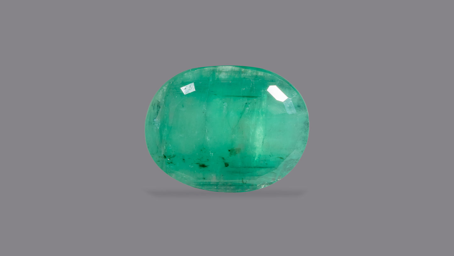Natural Zambian Emerald (Panna) 5.61 Carats - Media 2