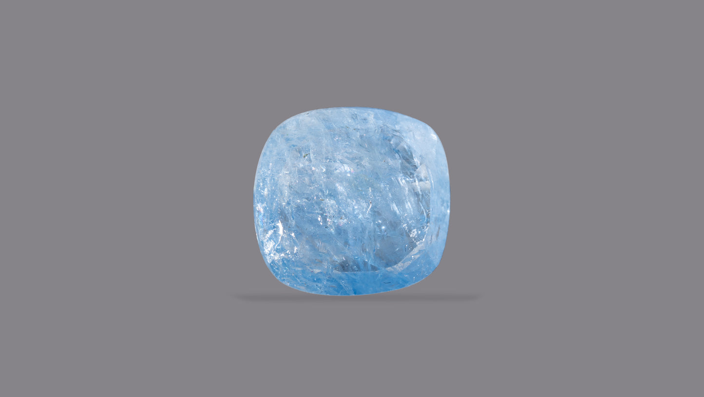 Natural Blue Sapphire (Neelam) 4.38 Carats - Media 2