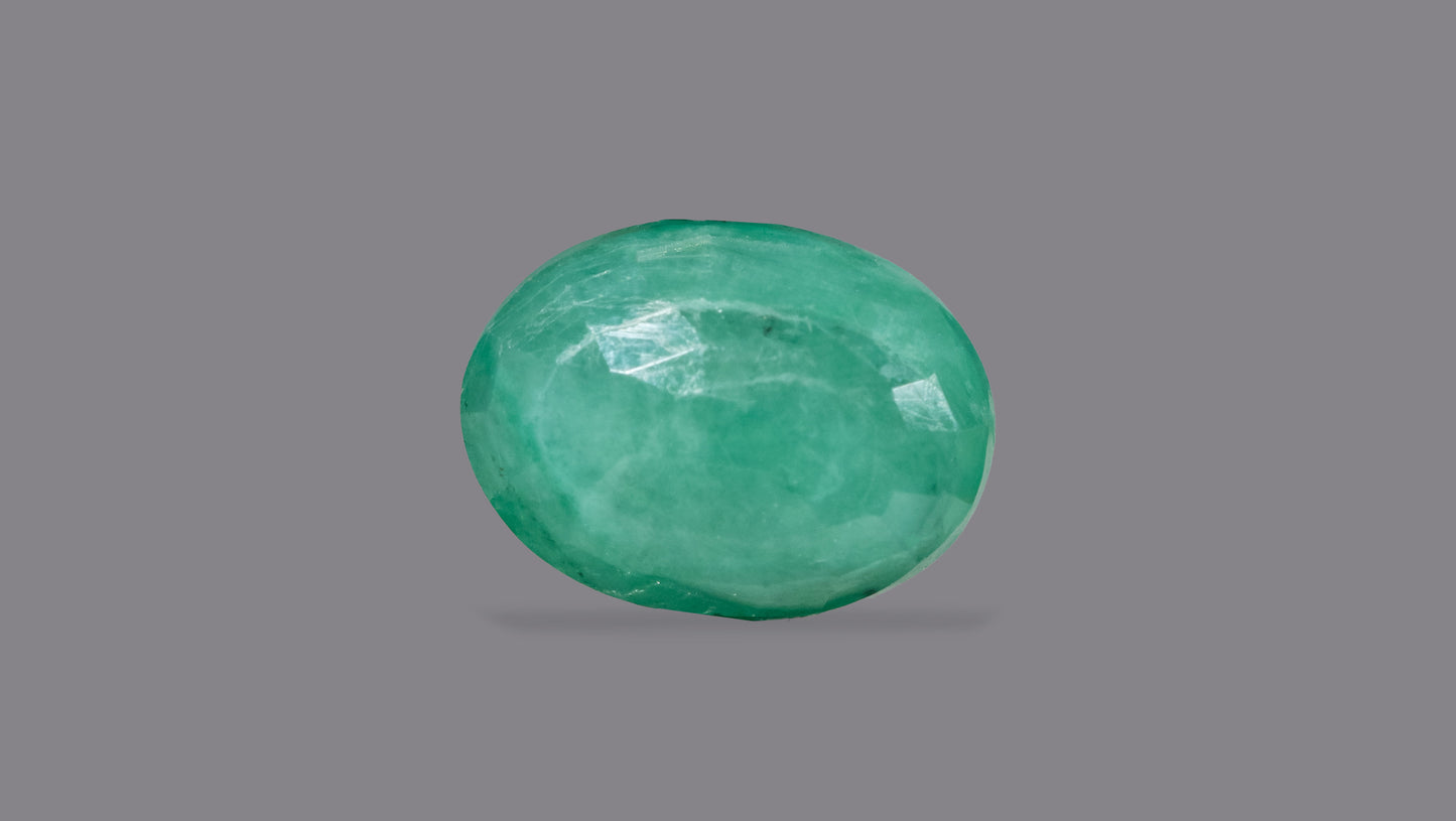 Natural Zambian Emerald (Panna) 5.26 Carats - Media 2